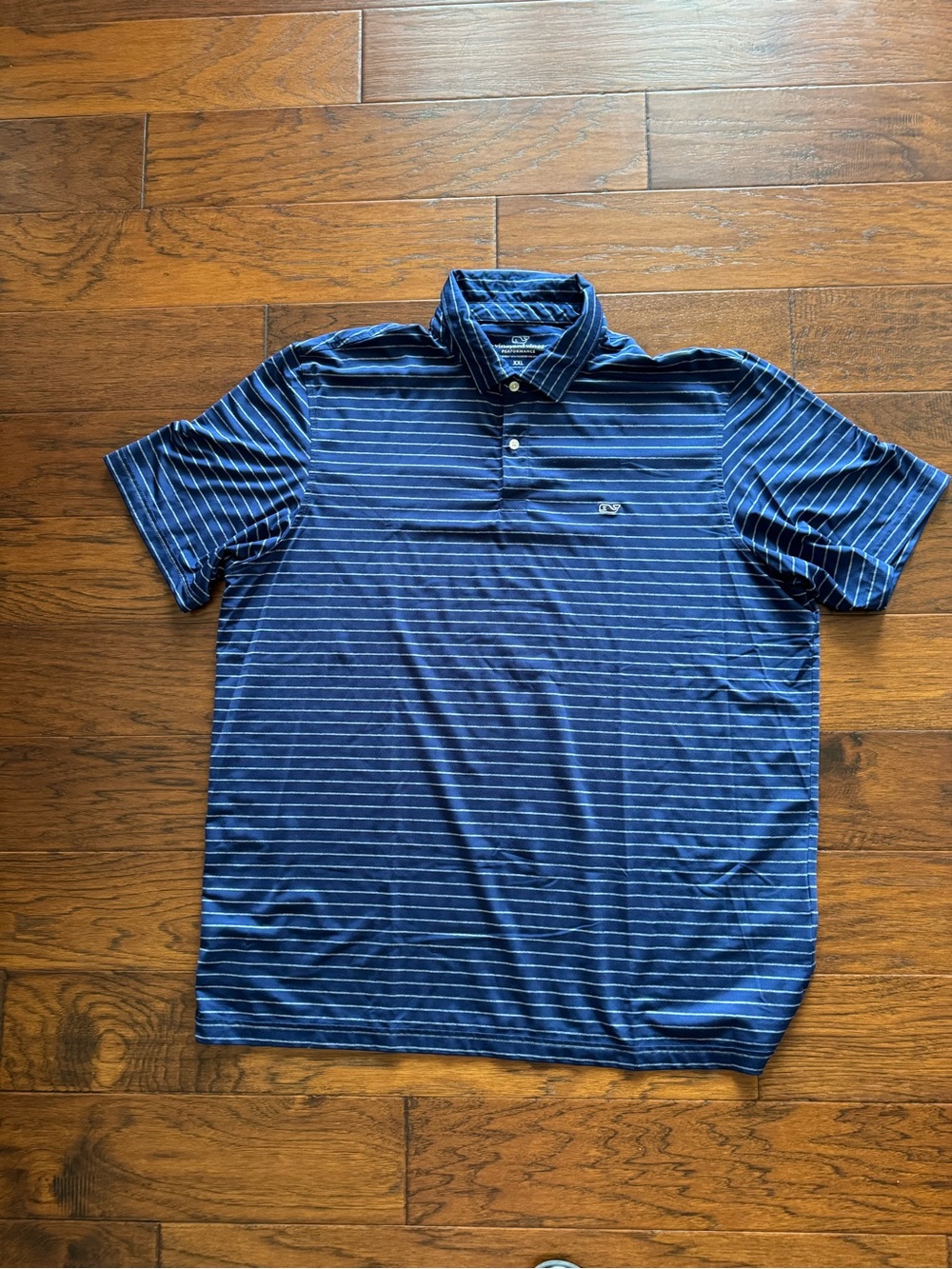 Men's vineyard vines Blue Striped Polo Shirt